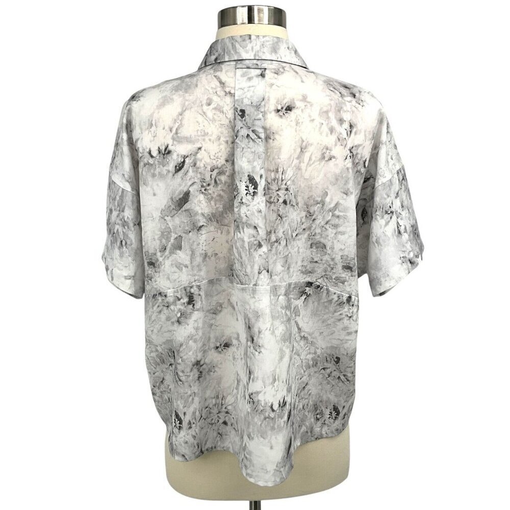 Lululemon Full Day Ahead Short Sleeve Shirt Aquila Rhino Grey Multi Size 4 - Picture 6 of 7